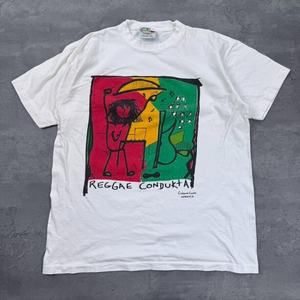 Vintage Single Stitch Reggae Condukta Rasta Music Colour Code T Shirt